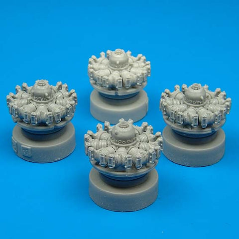 Quick Boost 72 026 1/72 B-17F/G engines (for Hasegawa)(For HASEGAWA)