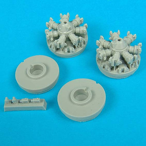 Quick Boost 72 030 1/72 B-25 Mitchell engines(For HASEGAWA)