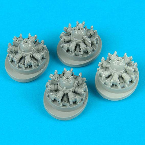 Quick Boost 72 050 1/72 B-24 engines (for Academy)(For ACADEMY)