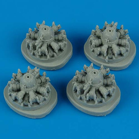 Quick Boost 72 140 1/72 B-24D Liberator engines(For HASEGAWA)