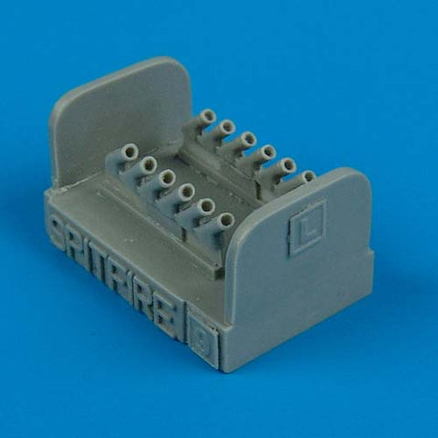 Quick Boost 72 165 1/72 Spitfire Mk. IX exhaust - round(For HASEGAWA)