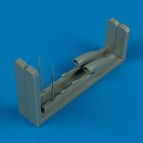 Quick Boost 72 289 1/72 Ta 154 air intakes & pitot tube(For HASEGAWA)