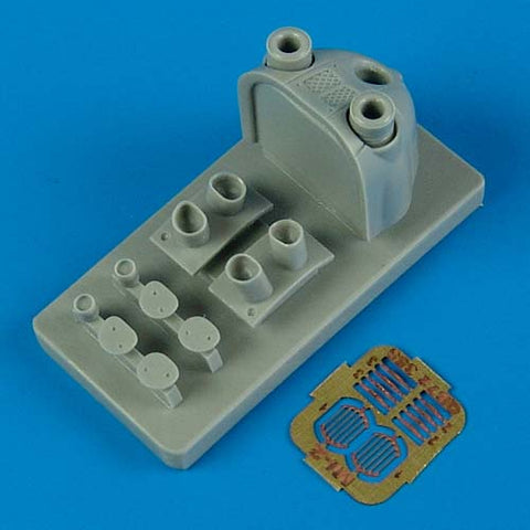 Quick Boost 72 355 1/72 Mi-2 Hoplite set (air intake, exhaust, F.O.D.)(For HOBBY BOSS)