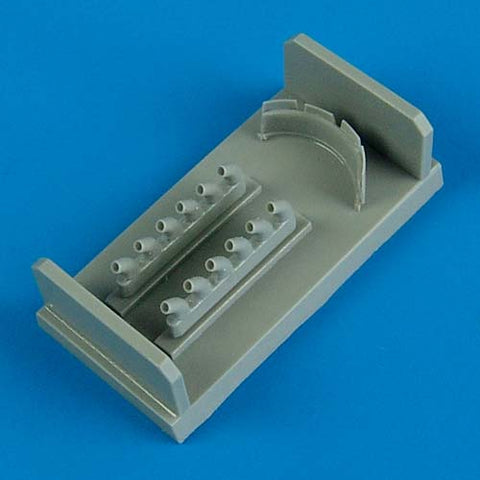 Quick Boost 72 374 1/72 P-40B/C exhaust & damper cooler(For AIRFIX)