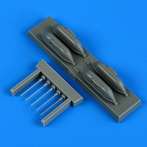 Quick Boost 72 661 1/72 Bf 109G-6/R6 cannon pods(For FINE MOLDS)