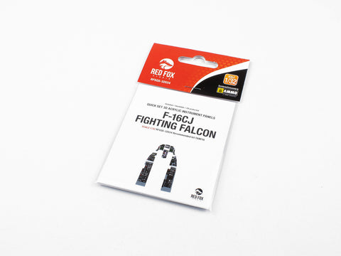 Red Fox Stadio RFSQS-32034 1/32 F-16CJ Fighting Falcon (For Tamiya)