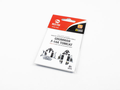 Red Fox Stadio RFSQS-32081 1/32 GRUMMAN F-14A Tomcat (For Tamiya)