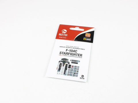 Red Fox Stadio RFSQS-32123 1/32 F-104C Starfighter (For Italeri)