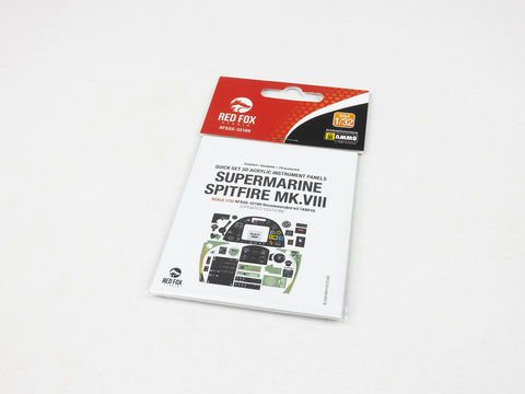 Red Fox Stadio RFSQS-32189 1/32 Spitfire Mk.VIII Updated (For Tamiya)