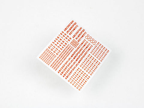 Red Fox Stadio RFSQS-35016 1/35 Numbers & Letters for British AFV's Vol.01 (For Universal)