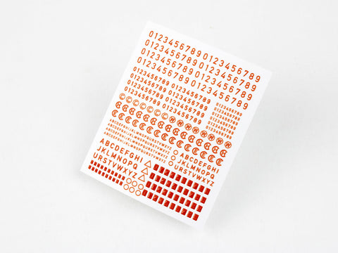 Red Fox Stadio RFSQS-35017 1/35 Numbers & Letters for US AFV's Vol.01 (For Universal)