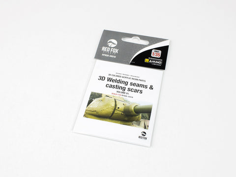 Red Fox Stadio RFSQS-35018 1/35 3D Welding seams and casting scars Vol.01 (For Universal)