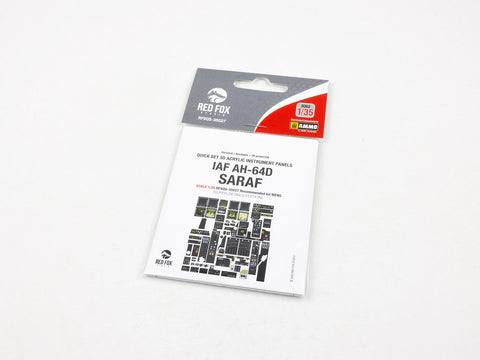 Red Fox Stadio RFSQS-35027 1/35 AH-64Di SARAF (For Meng)