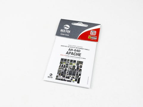 Red Fox Stadio RFSQS-35028 1/35 AH-64D Apache (For Meng)