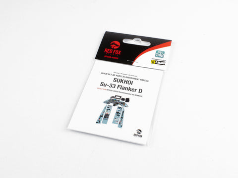 Red Fox Stadio RFSQS-48028 1/48 Sukhoi Su-33 Flanker D