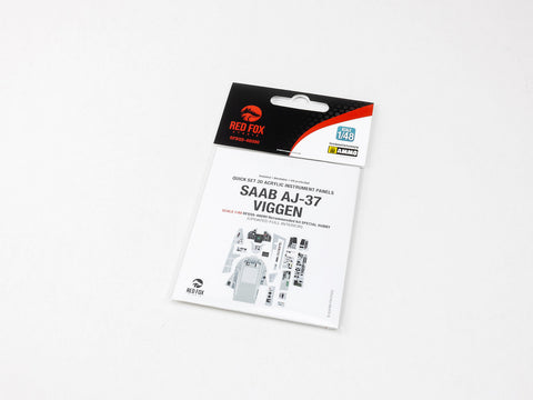 Red Fox Stadio RFSQS-48090 1/48 Saab AJ-37 Viggen (For updated full interior)