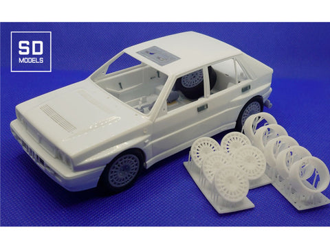 SD Models SD-L02+2 1/24 Lancia delta16V 【89-91 Monte Carlo Tarmac】 additional parts for Hasegawa