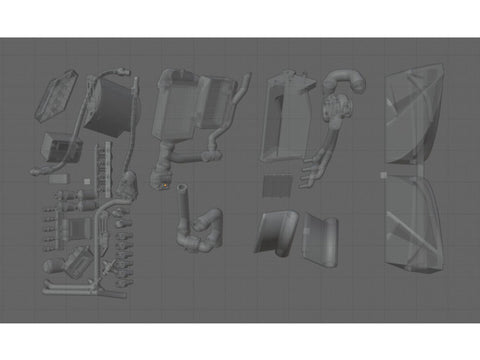 SD Models SD-L04 1/24 Lancia deltaS4 additional parts for Beemax