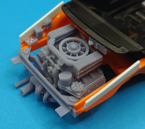 SD Models SD-P05+1 1/24 Porsche 934 【Tamiya pre-assembled engine】 additional parts for Tamiya