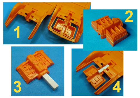 SD Models SD-P05+1 1/24 Porsche 934 【Tamiya pre-assembled engine】 additional parts for Tamiya
