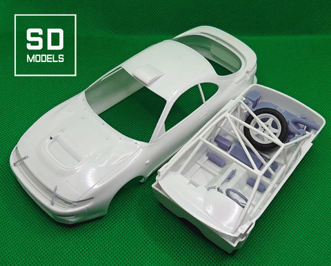 SD Models SD-T02 1/24 Toyota celica ST185 【1993 gravel】 additional parts for Hasegawa