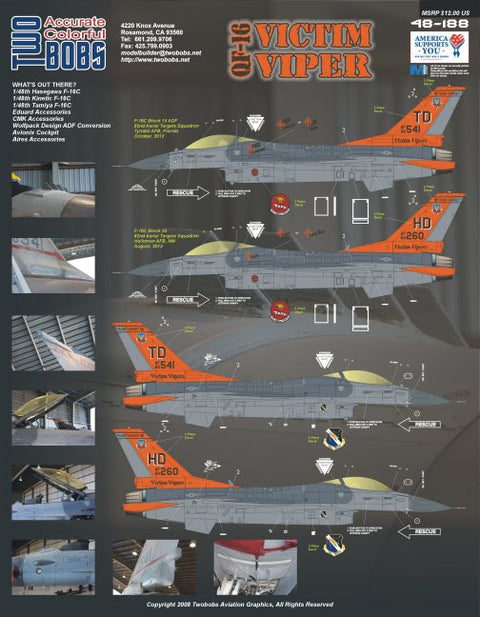 Two Bobs 48-188 1/48 Victim Viper QF-16