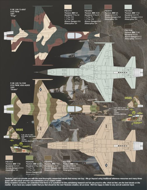 Two Bobs 48-213 1/48 Nails Gomaz Part 3 F-5E