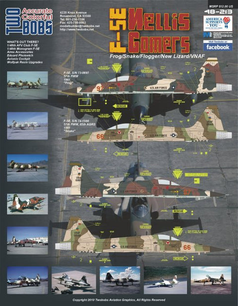 Two Bobs 48-213 1/48 Nails Gomaz Part 3 F-5E