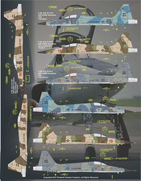 Two Bobs 48-215 1/48 Pacific Air Forces Gommers Part 1 F-5E