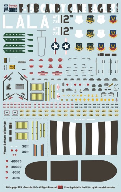 Two Bobs 48-221 1/48 Candy Cane Eagles Part 2 F-15A
