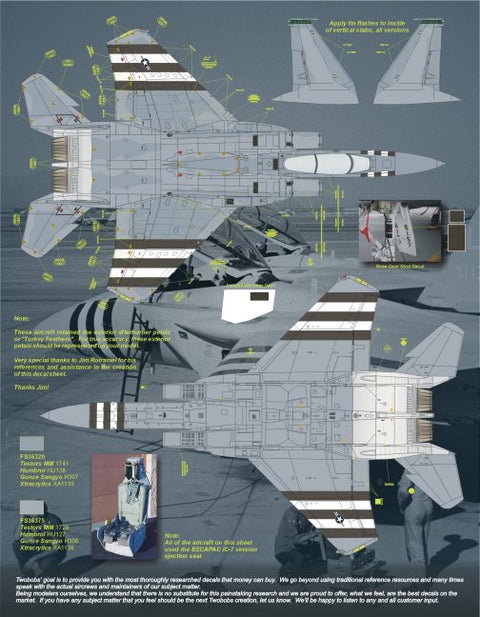 Two Bobs 48-221 1/48 Candy Cane Eagles Part 2 F-15A