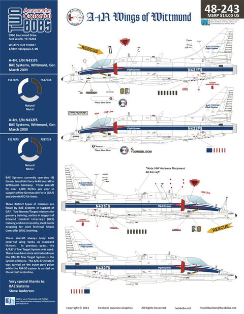 Two Bobs 48-243 1/48 A-4N Skyhawk