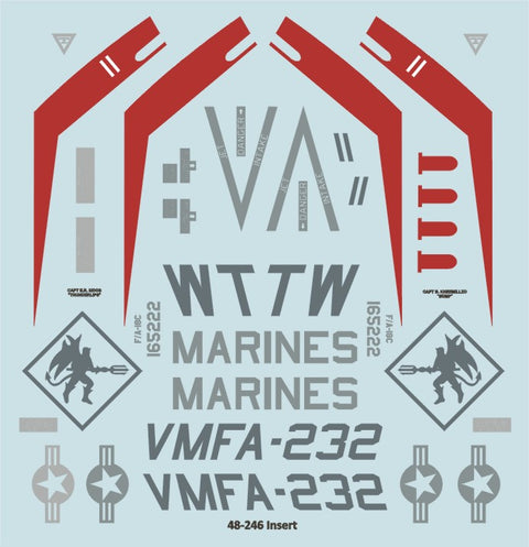 Two Bobs 48-246 1/48 F/A-18C/D Miramar MAGTF Hornet #1