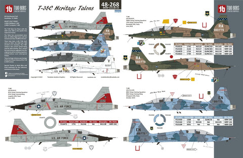 Two Bobs 48-268 1/48 Northrop T-38C Heritage Talon