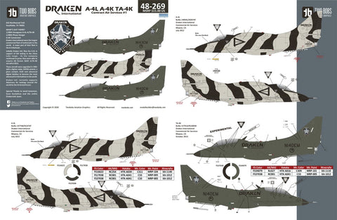 Two Bobs 48-269 1/48 A-4L/A-4K/TA-4K Draken International