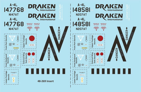 Two Bobs 48-269 1/48 A-4L/A-4K/TA-4K Draken International
