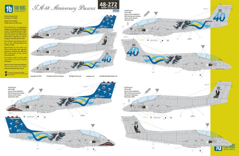 Two Bobs 48-272 1/48 IA-58 Anniversary Pukaras