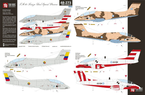 Two Bobs 48-273 1/48 IA-58 Overseas Special Pukara