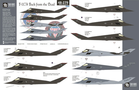 Two Bobs 48-279 1/48 F-117A Return From the Dead
