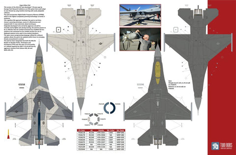 Two Bobs 48-284 1/48 F-16C Nellis Cajun Aggressor