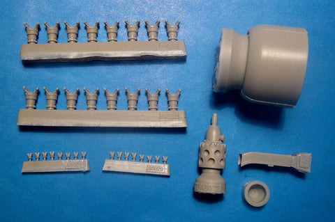 Vector VDS48072 1/48 Su-2 Corrected Cowl & Engine (for Zvezda)