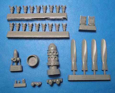 Vector VDS48087 1/48 P-47N Corrected Engine, Prop & Exhausts (for Academy)