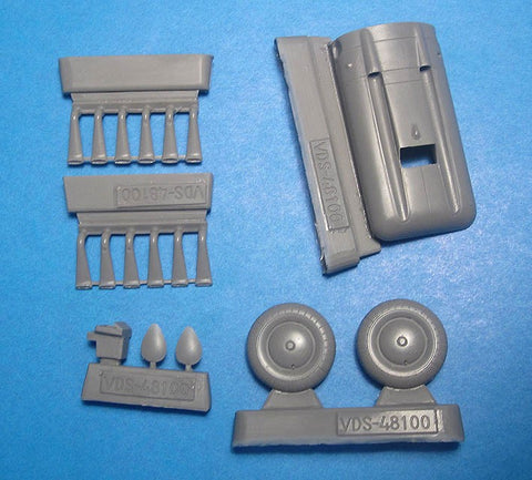 Vector VDS48100 1/48 He 51 Exterior Set (for Roden)