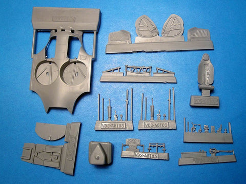 Vector VDS48103 1/48 I-153 #3 Wheel Well & Cockpit