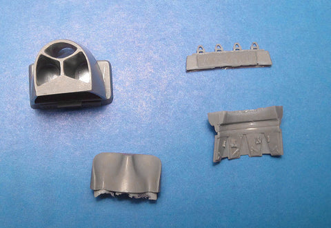 Vector VDS48108 1/48 P-40E/N Radiator Housing (for Hasegawa)