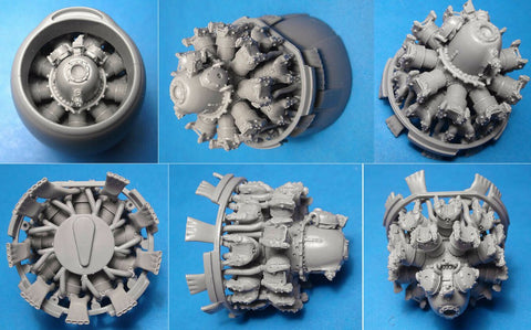 Vector VDS48125 1/48 A-26B/C Invader Engine (for ICM)