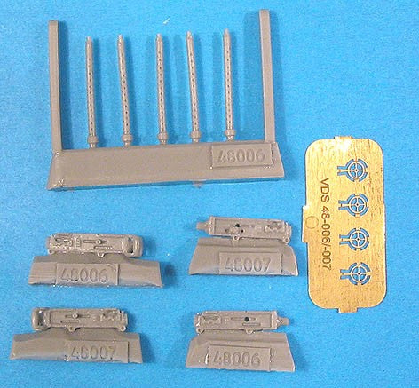 Vector VDS48006 1/48 Browning M2 .50 Caliber Round Hole