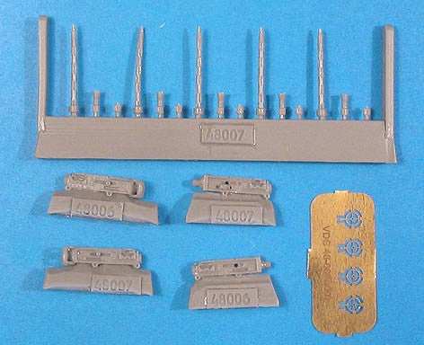 Vector VDS48007 1/48 Browning M2 .50 Cal Oval Slot