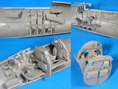 Vector VDS48041 1/48 Hs-126 Cockpit (for ICM)