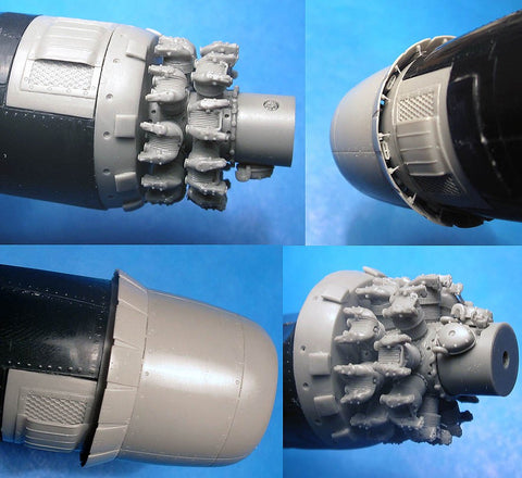 Vector VDS48044 1/48 P-61 Engine & Cowl Set